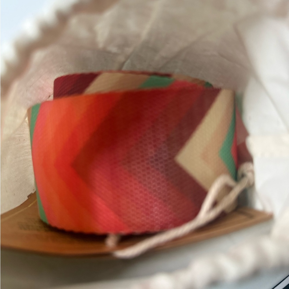 Orange chevron crossbody strap for purses (new)